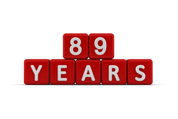 Red letter cubes 89 years