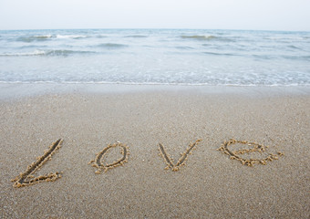 love on sand