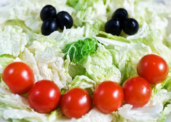 Smiling salad