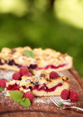 Himbeerstreuselkuchen