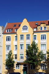 Fototapeta na wymiar Halle Saale Gründerzeithaus