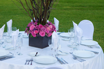 wedding setup