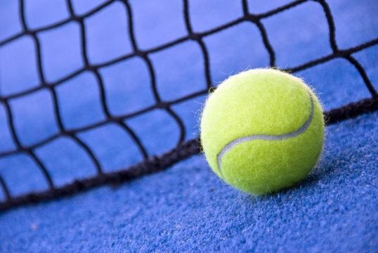 a paddle/tennis ball