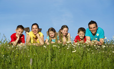 Smile from Family-Outdoor