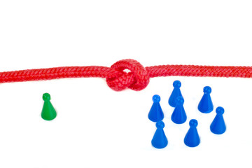 Schnur mit Kegel