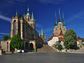 Erfurter Domberg am Morgen