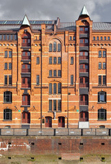 Fototapeta premium Speicherstadt-Fassade Hamburg