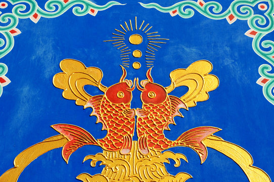 Ancient wall painting art