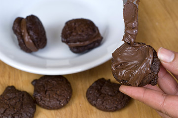 Baci di Dama - kiss of dame - preparation