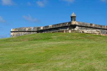 El Morro fortress  in Old San Juan, Puerto Rico