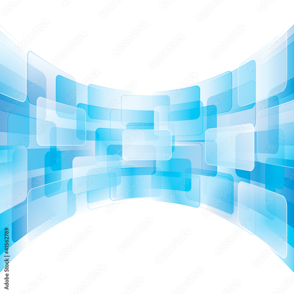 Aufkleber virtual technology abstract background.