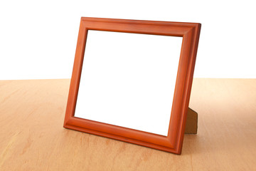 Fototapeta premium Photo frames on the table