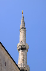 Obraz premium The Blue Mosque Minaret