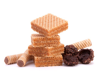 Wafers or honeycomb waffles