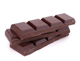 Chocolate bars stack