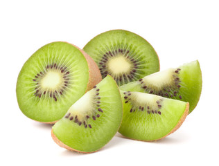 Kiwi fruit sliced segments