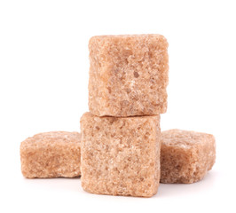 Lump brown cane sugar cubes