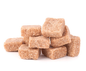 Lump brown cane sugar cubes