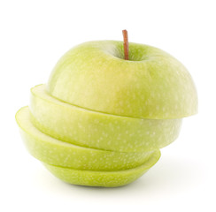 apple green sliced