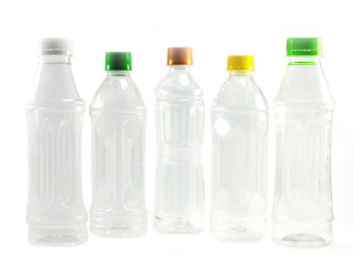 Used plastic bottles