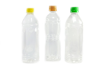 Used plastic bottles