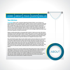 Website template