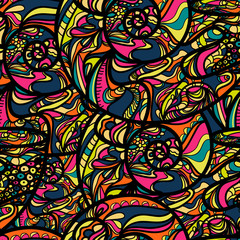 Seamless seashell pattern