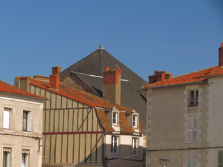 Ville de Montmorillon ; Vienne ; Poitou-Charente