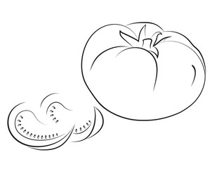 Big tomato with lobules.