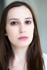 Obraz premium young attractive woman