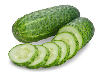 Cucumber and slices