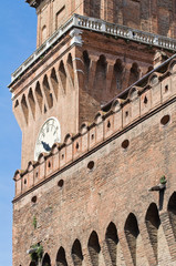 Estense Castle. Ferrara. Emilia-Romagna. Italy.