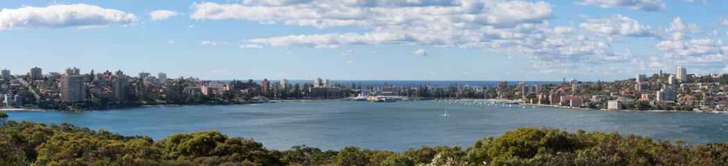 Naklejka premium Manly Wharf Panoramic