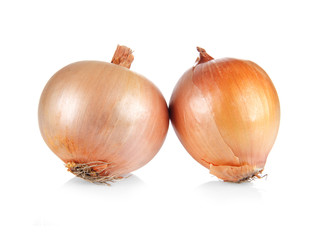 Onions, isolated on white