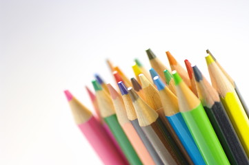 色鉛筆のクローズアップ