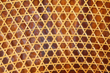 Bamboo weave pattern