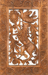 Wood carving