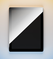 Blank template tablet pc.