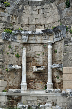 Ruinen in Side, Türkei