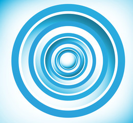 Vector abstract circle black and line. water