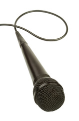 black microphone