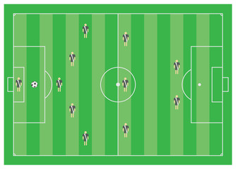 5-3-2 soccer tactical scheme