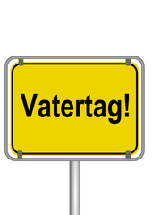 Schild Vatertag