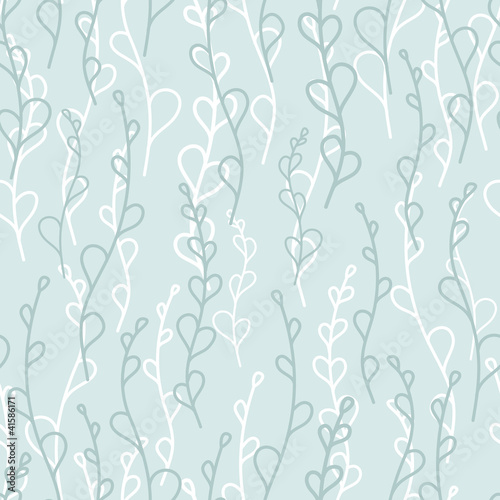 Seamless pattern with branches #3