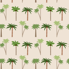 Seamless tropical pattern with palms #1