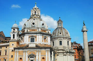 Basilica Ulpia e Colonna Traiana, Roma, Italia