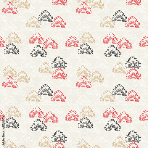Seamless pattern in traditional japanese style #2