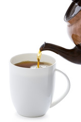 making a cup of tea