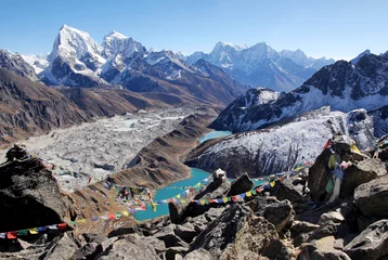 Papier Peint photo Lavable Népal Lac Gokyo, région de l& 39 Everest, Népal