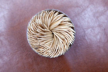 isolated toothpicks